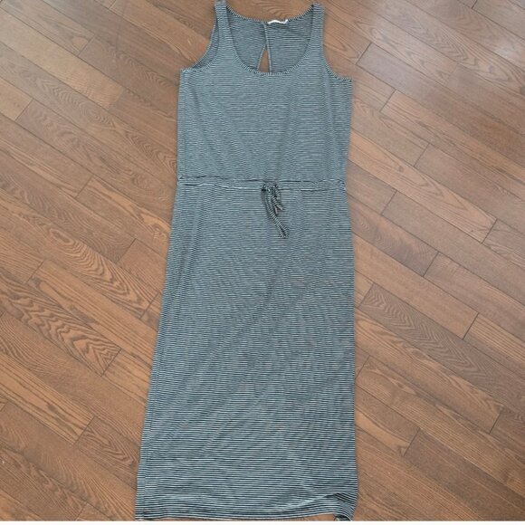 Sissy-boy striped sleeveless maxi dress size L - Picture 1 of 10
